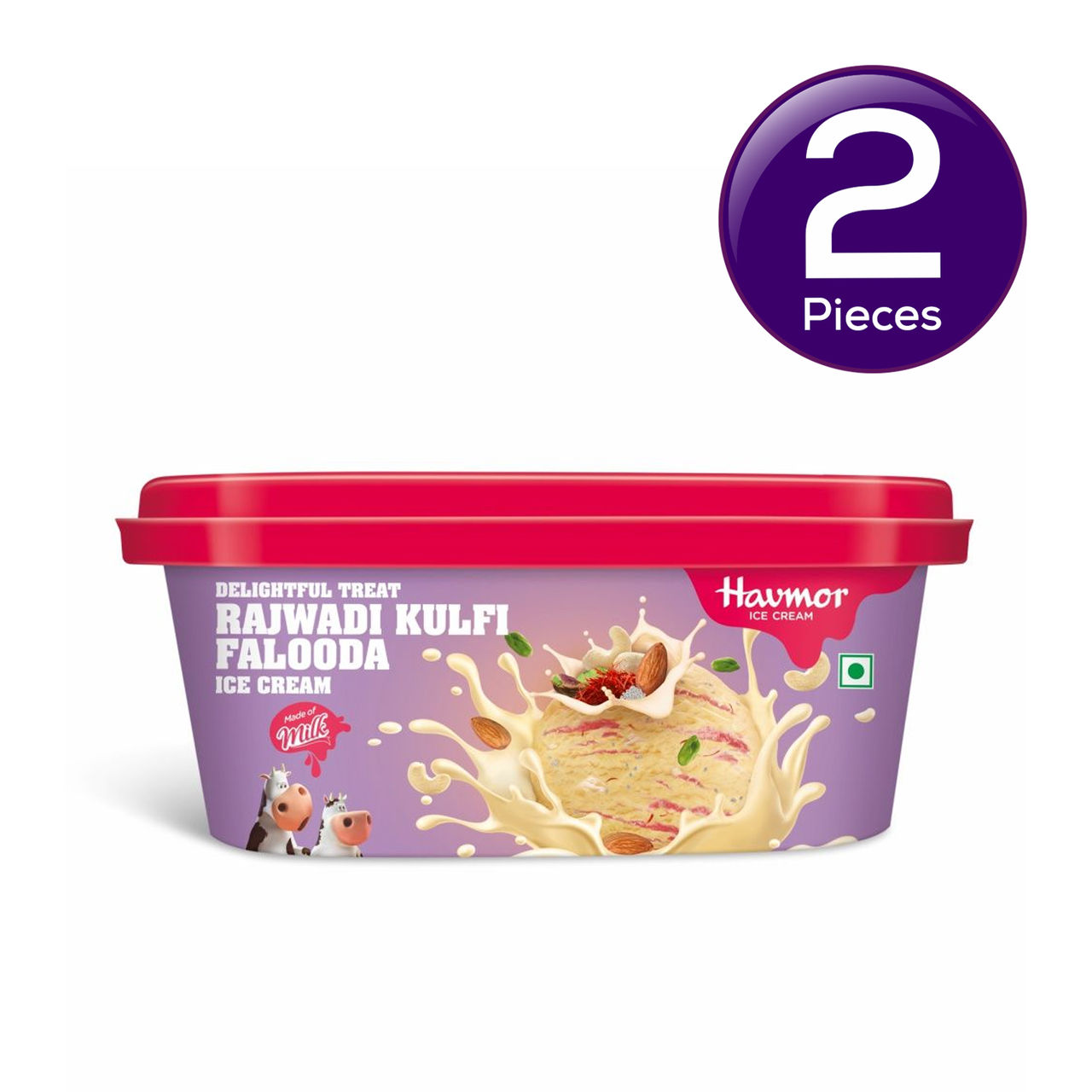 Havmor Rajwadi Kulfi Falooda 750 ml Combo