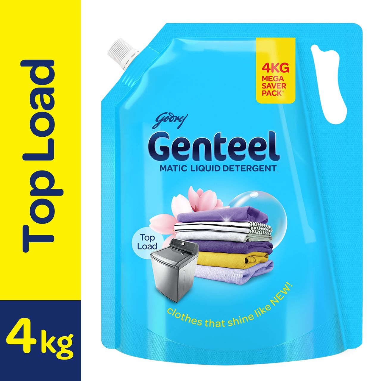 Genteel Liquid Detergent Refill Pouch - Top Load