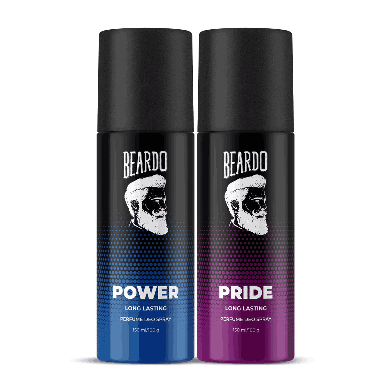 Beardo Power Perfume Deo Spray 150Ml, Pride Perfume Deo Spray 150Ml (Set Of 2)