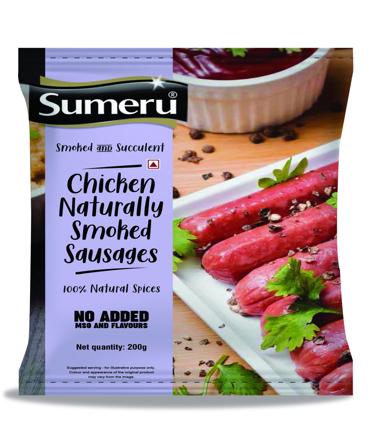 Sumeru Chicken Naturally Smoked Sausages