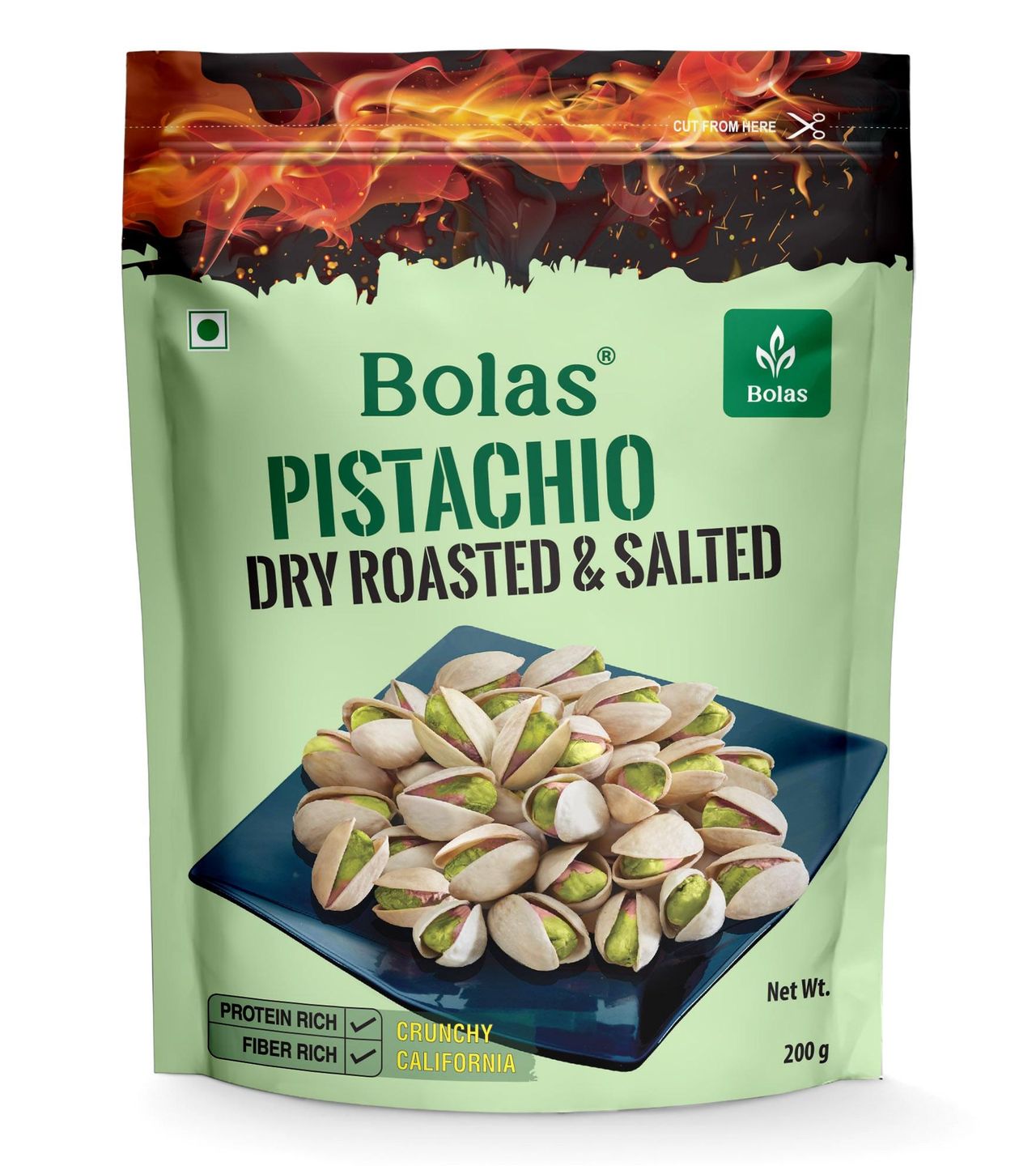 Bolas Dry Roasted And Salted Pistachios