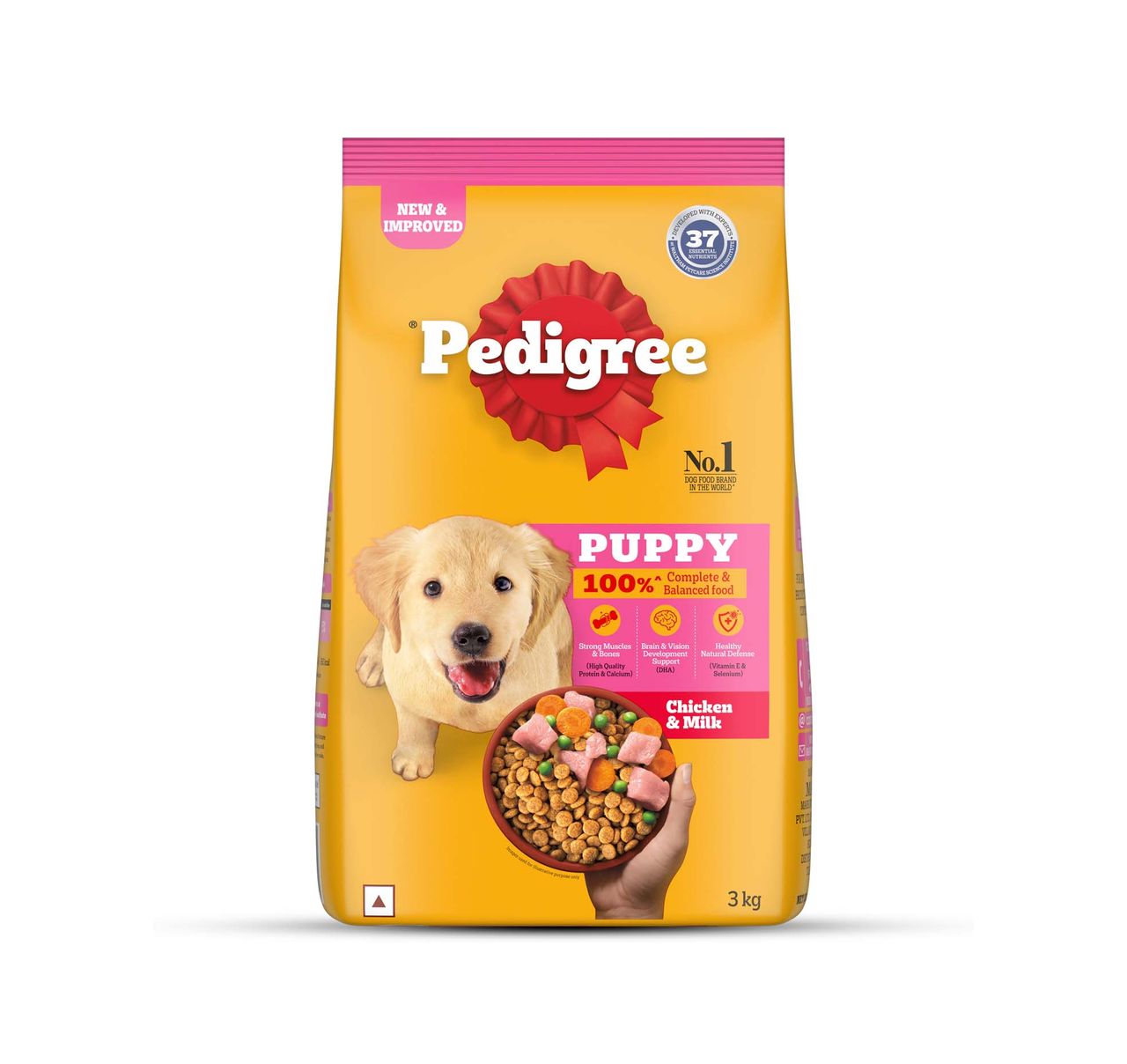 Pedigree Puppy Chicken & Milk Dry Dog Food