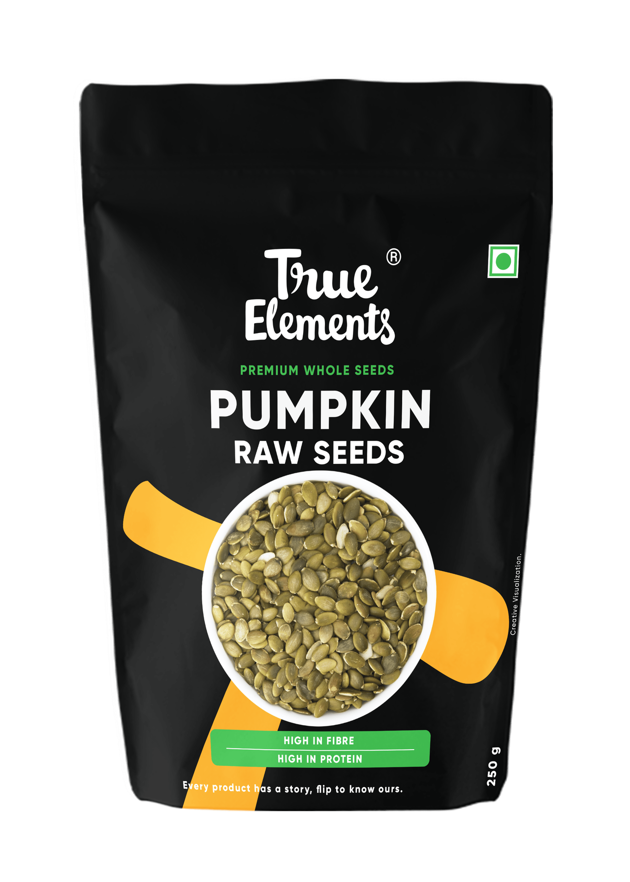 True Elements Raw Pumpkin Seeds - High Fibre & Protein