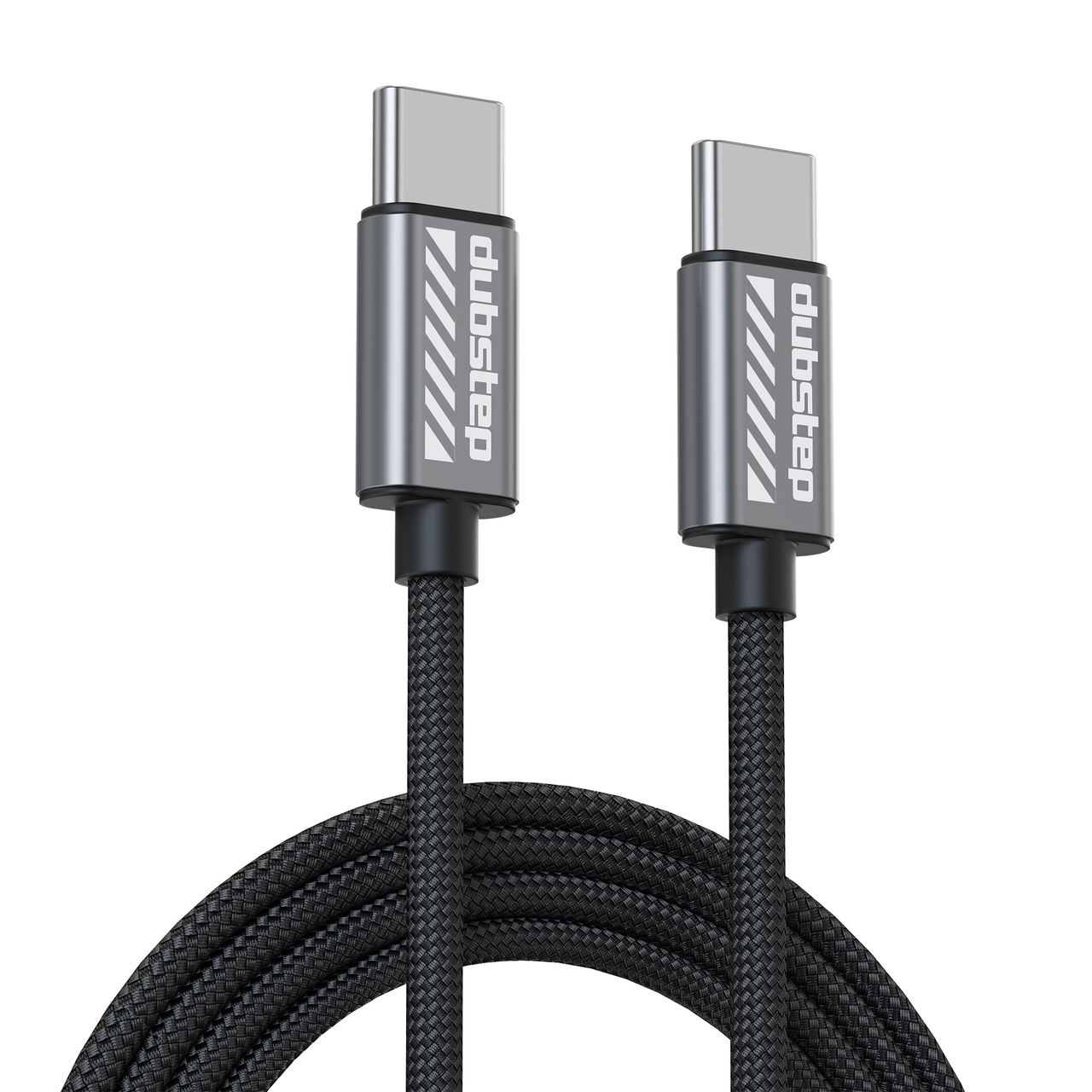 Dubstep Blaze Flash 65W 1.25m Type C to Type C Cable (Grey)