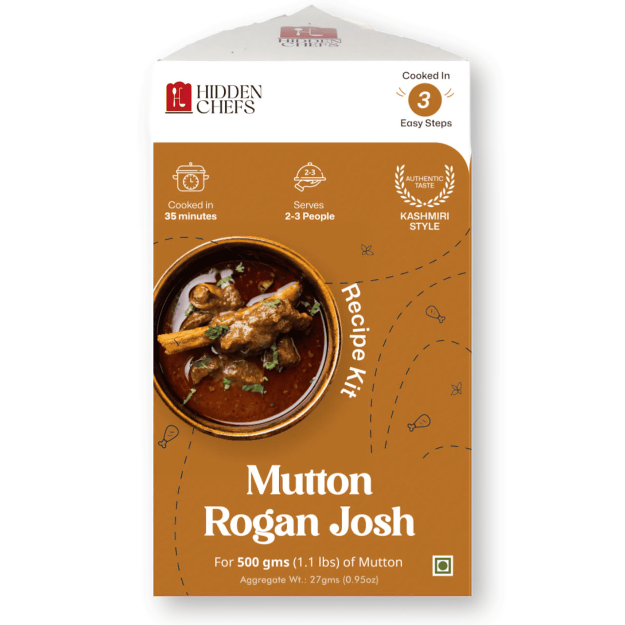 Hidden Chefs Mutton Rogan Josh Recipe Kit