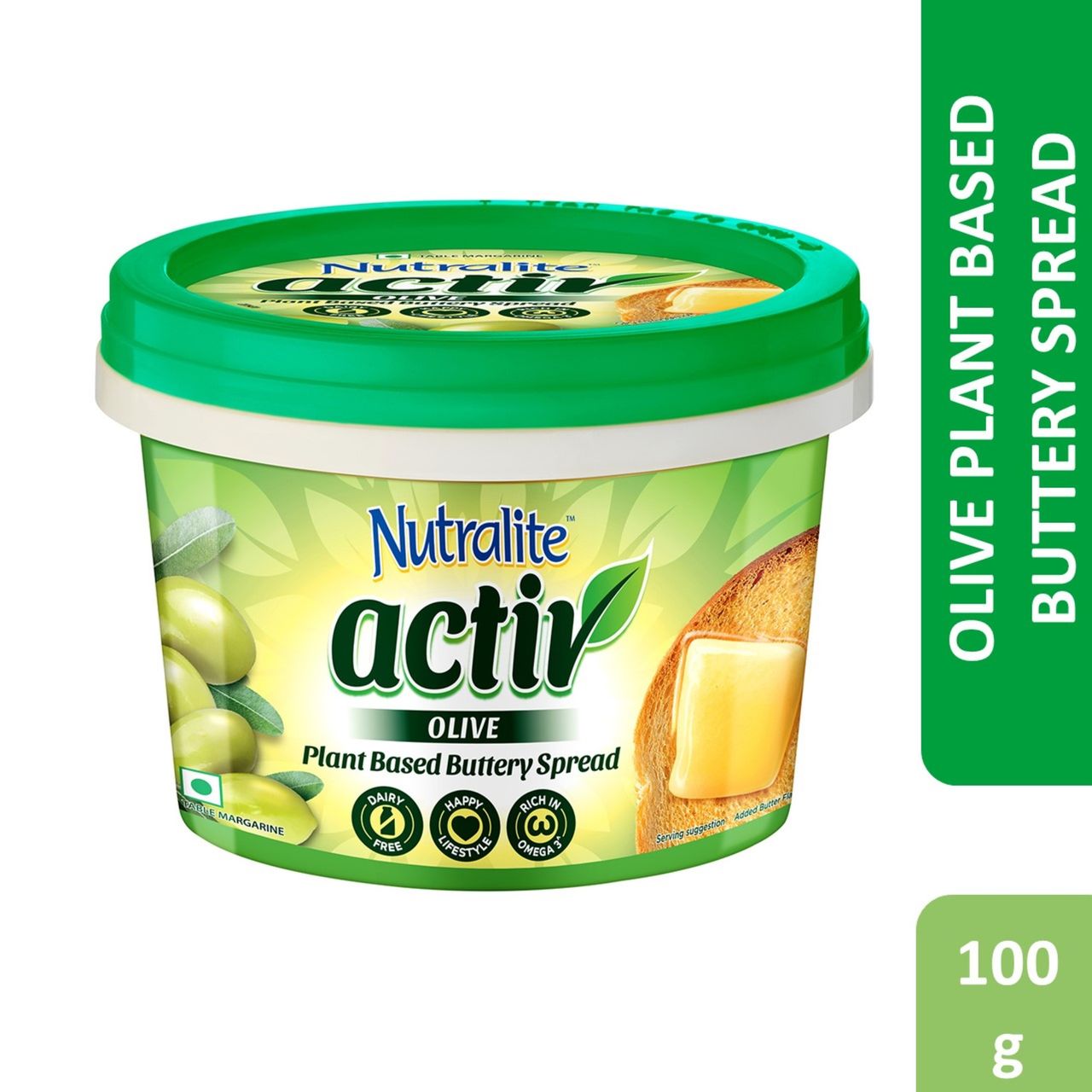 Nutralite Activ Plant Based Buttery Spread - Olive