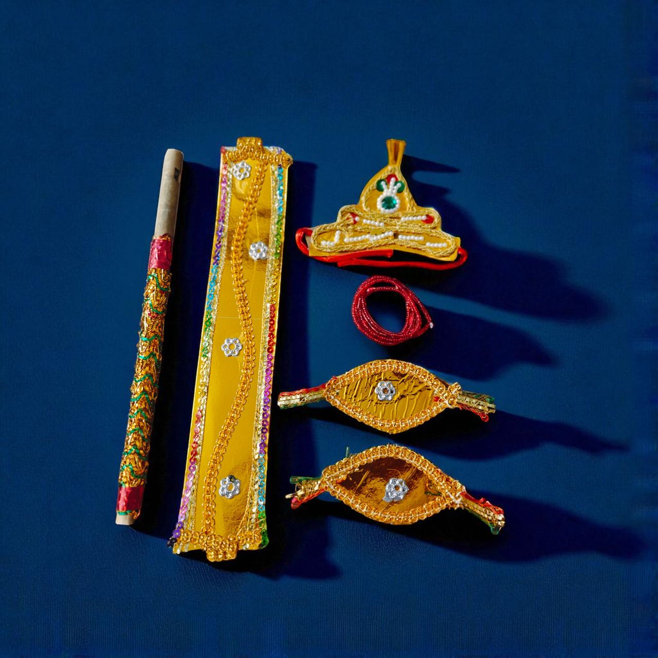 House Of Festivals Krishna Jewellery Set for Kids | Krishna Janmastami Special's