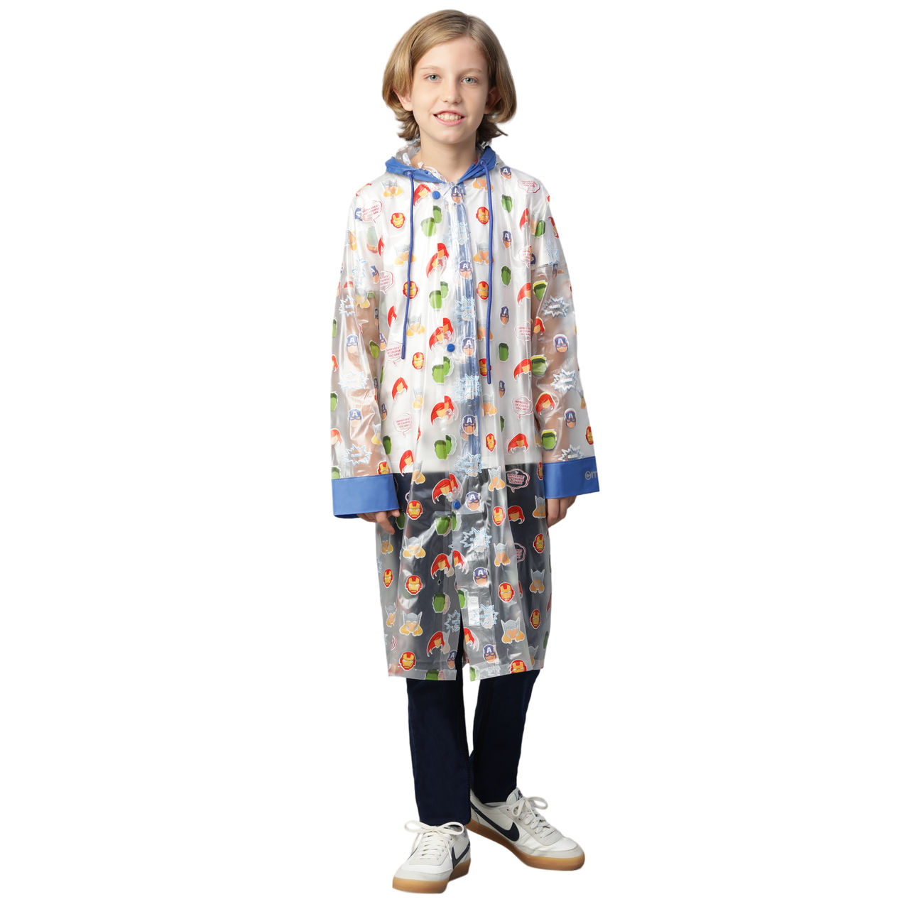 Citizen Kids PVC Series Disney Printed Long Coat with Zip