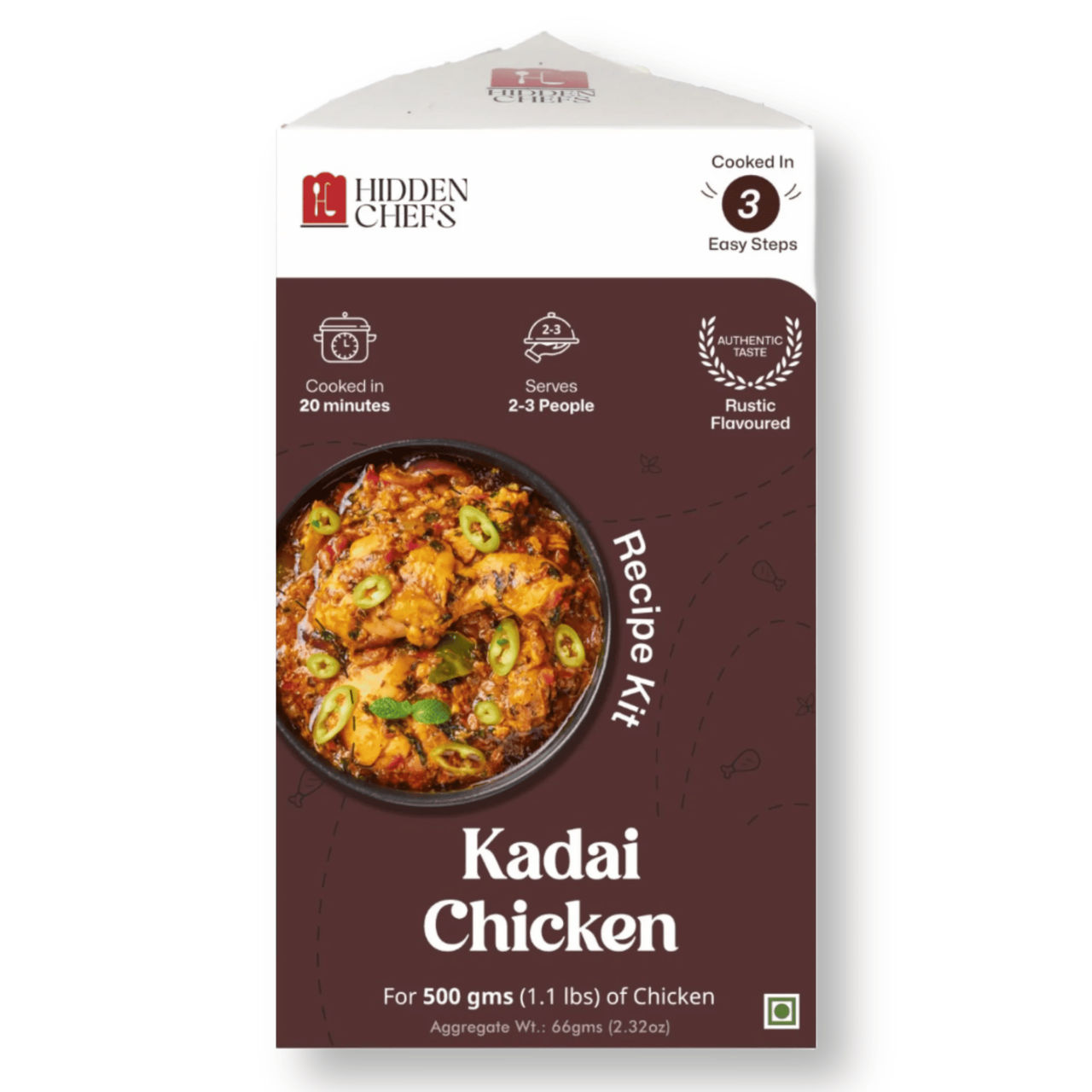 Hidden Chefs Kadai Chicken Recipe Kit