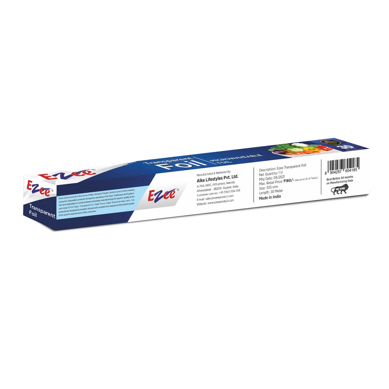 Ezee Cling Film Shrink Wrap - 30 m