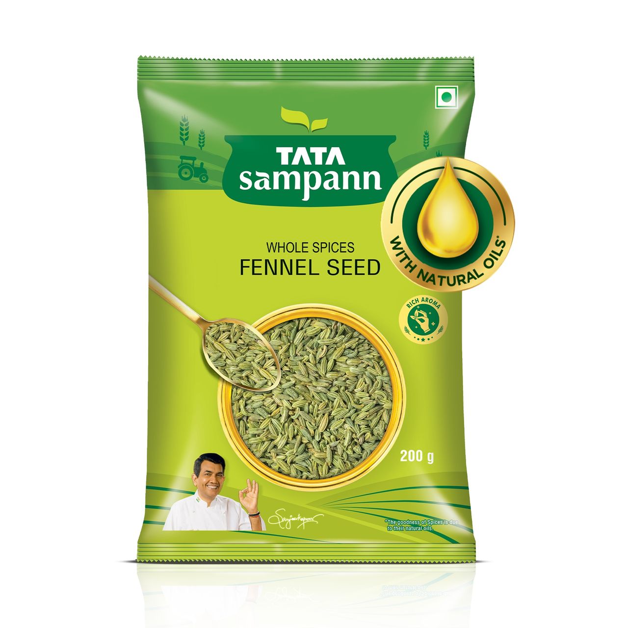 Tata Sampann Whole Spices Fennel Whole