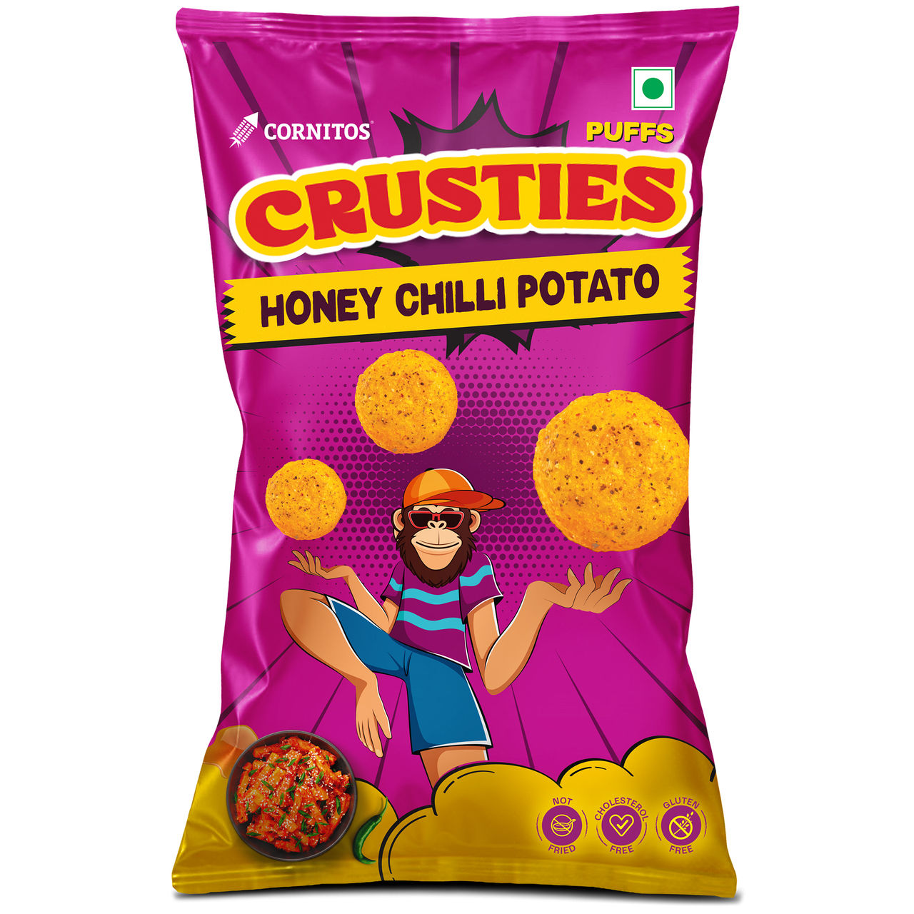 Cornitos Crusties Puffs Honey Chilli Potato Flavour