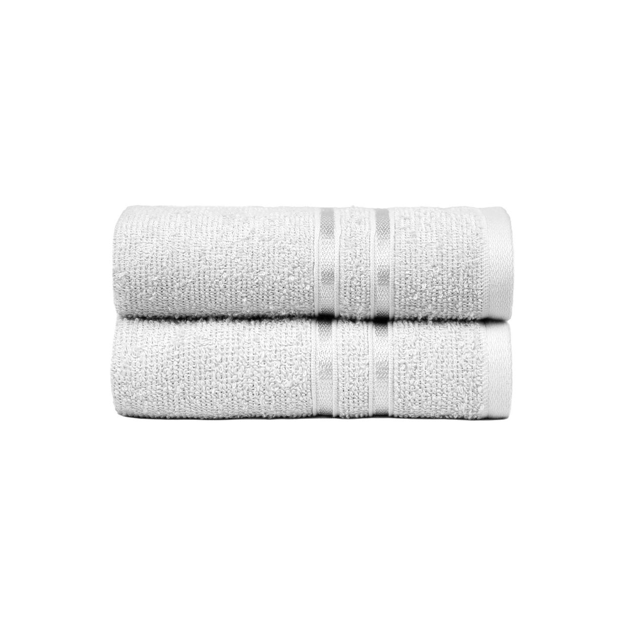 Mytrident Cotton Hand Towel | 400 GSM | Gym Towel Set - Ice Grey