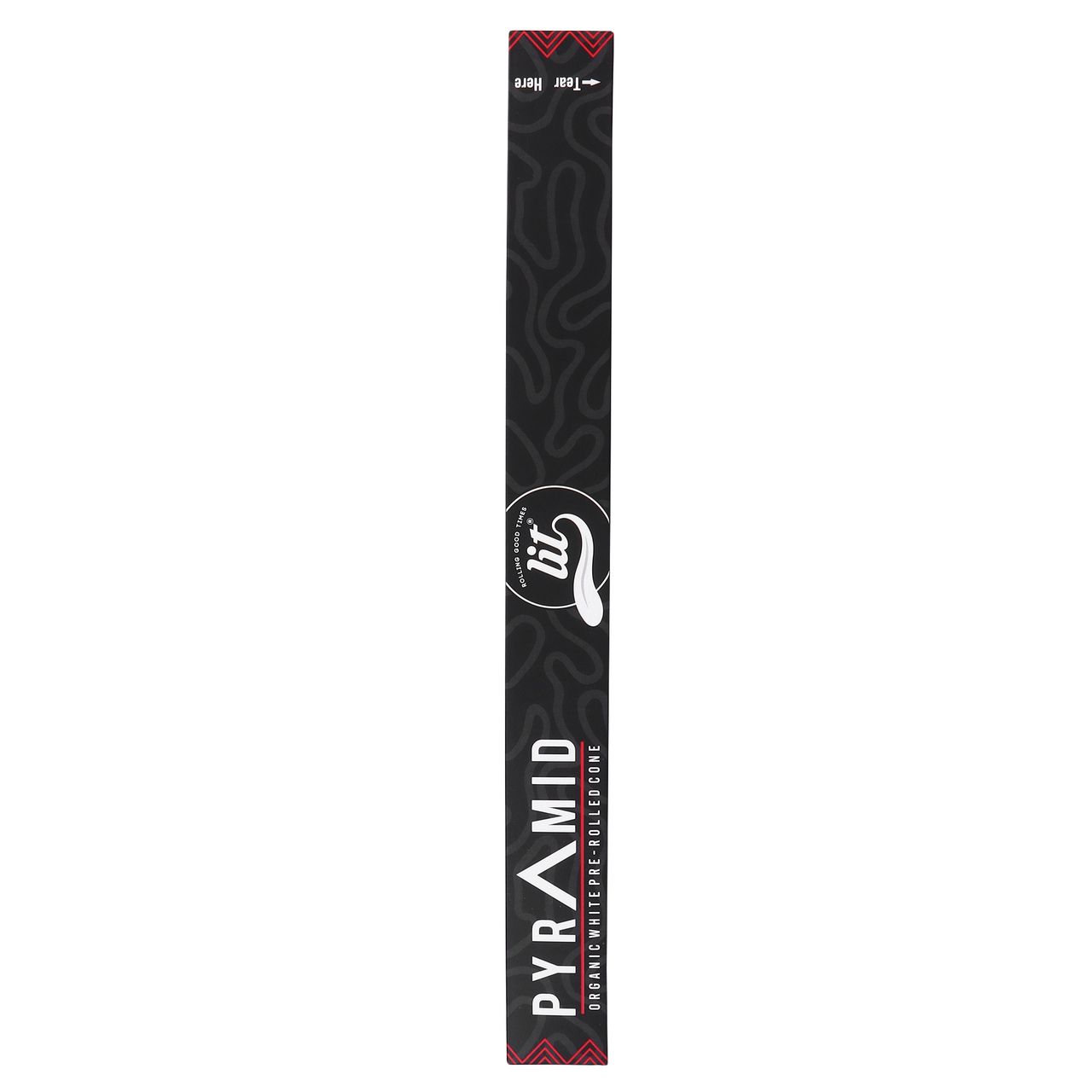Lit Pyramid Giant 300Mm White Pre-Rolled Cone