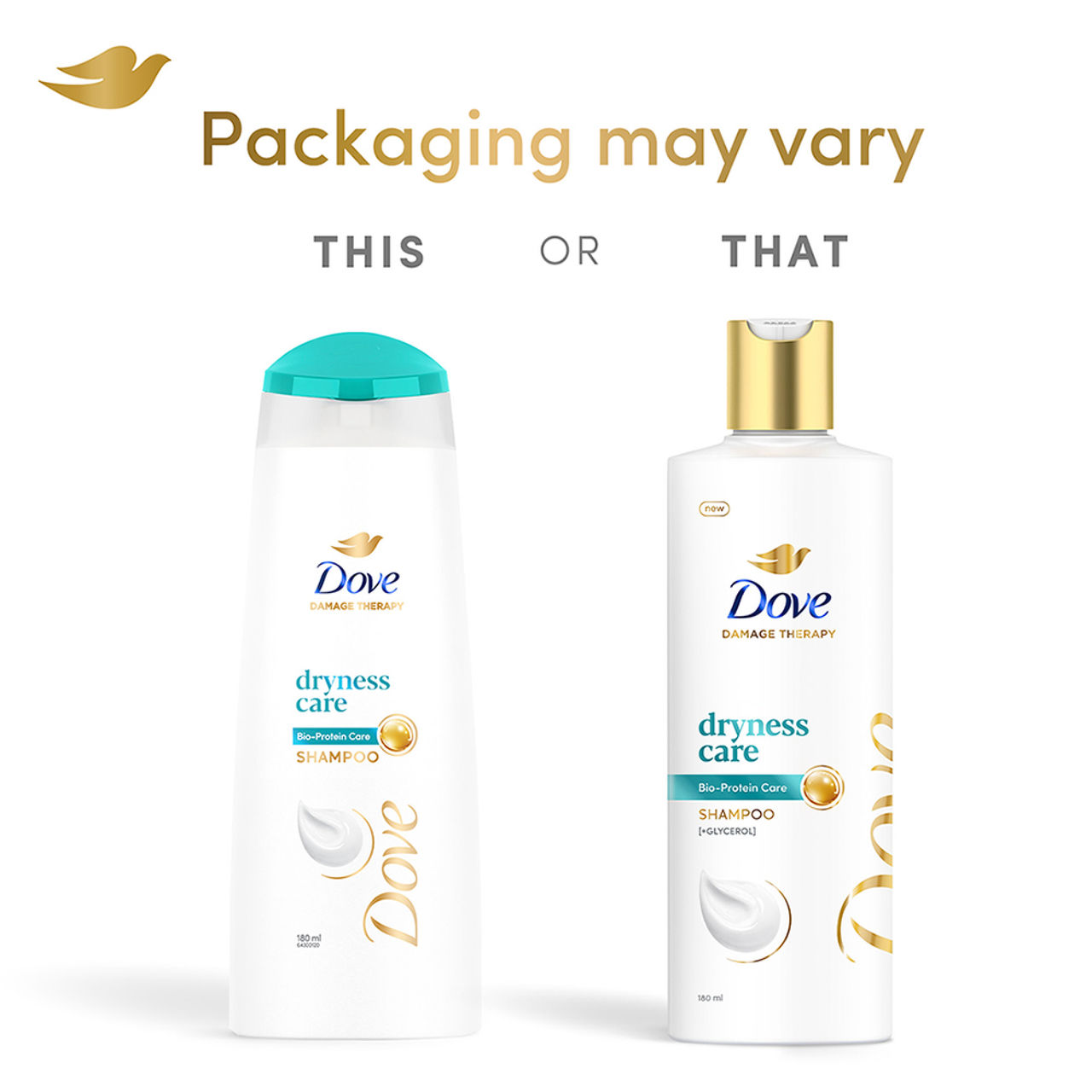 Dove Dry Therapy Shampoo Mid Bottle