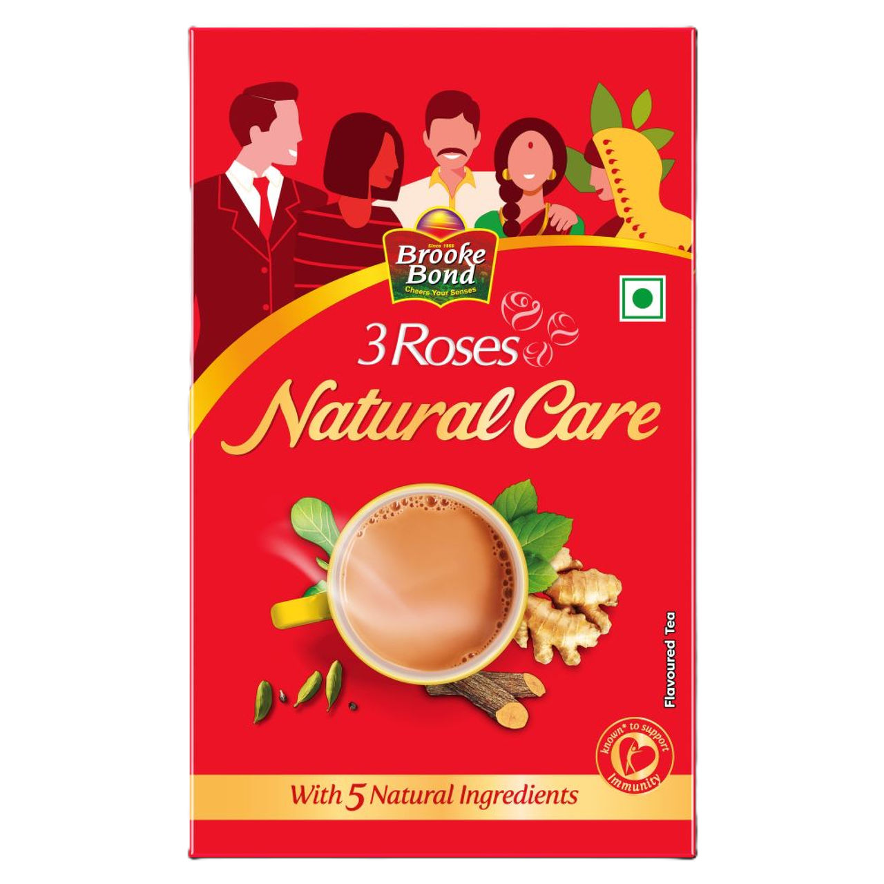 3 Roses by Brooke Bond Ginger Tea