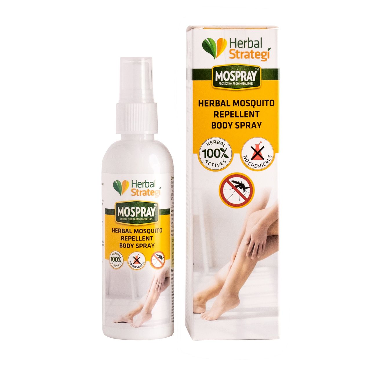 Herbal Strategi Mosquito Repellent Body Spray