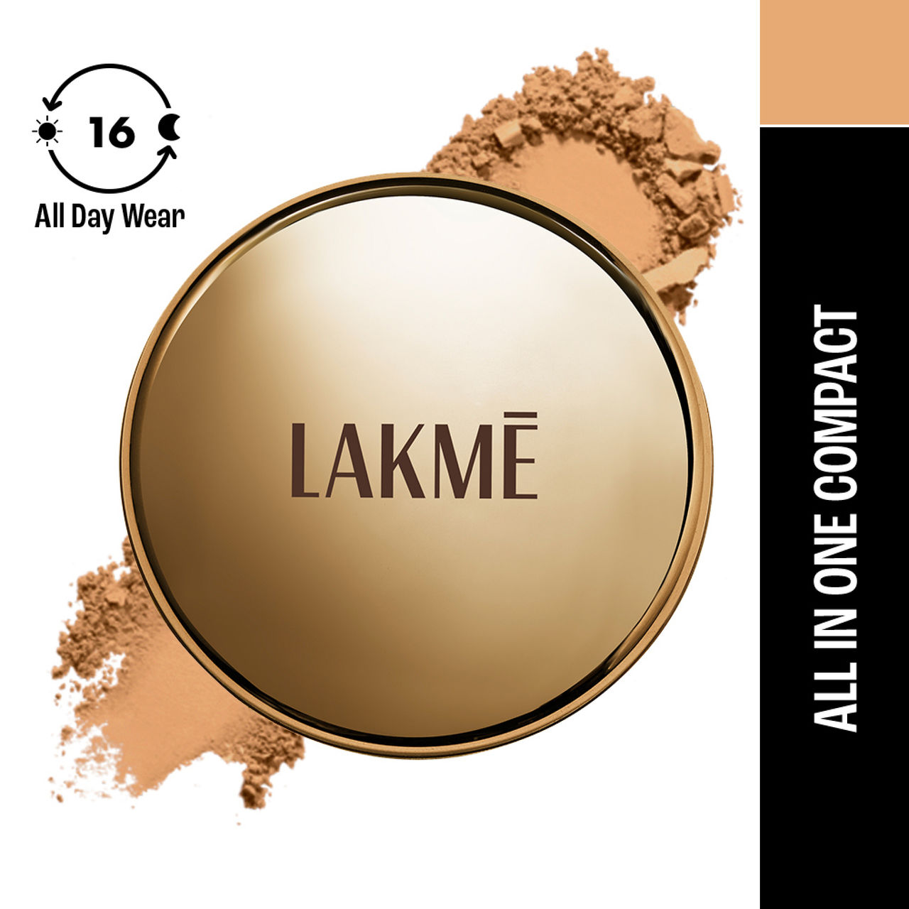 Lakme Powerplay Priming Powder Foundation, 3-in-1, Lasting Matte, Dry/Oily Skin, Rose Silk