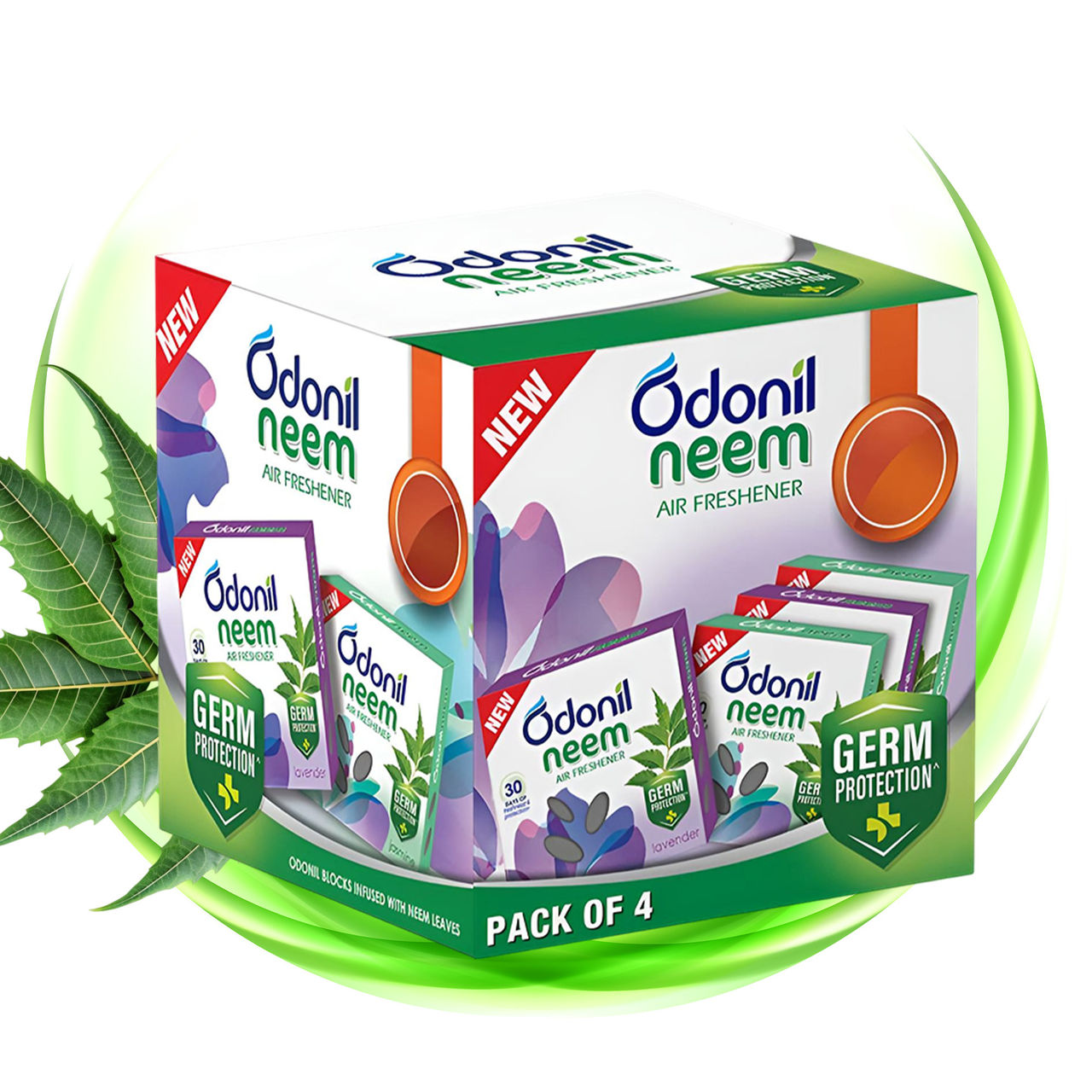Odonil Neem Mixed Fragrances Air Freshener Blocks