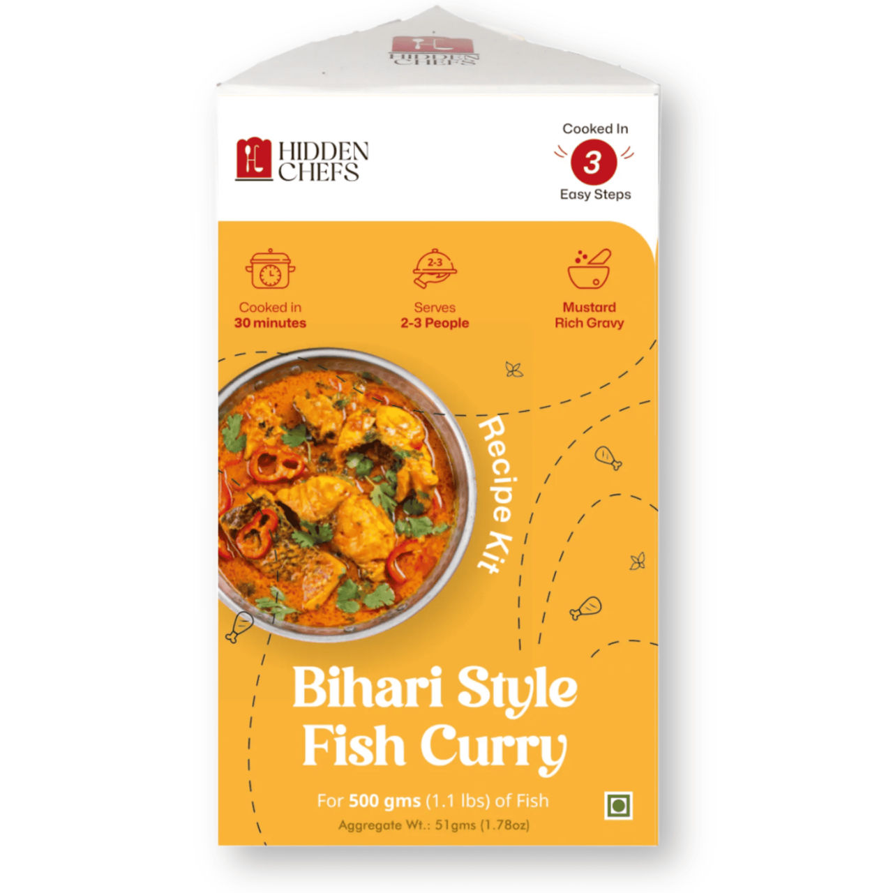 Hidden Chefs Bihari Style Fish Curry Recipe Kit
