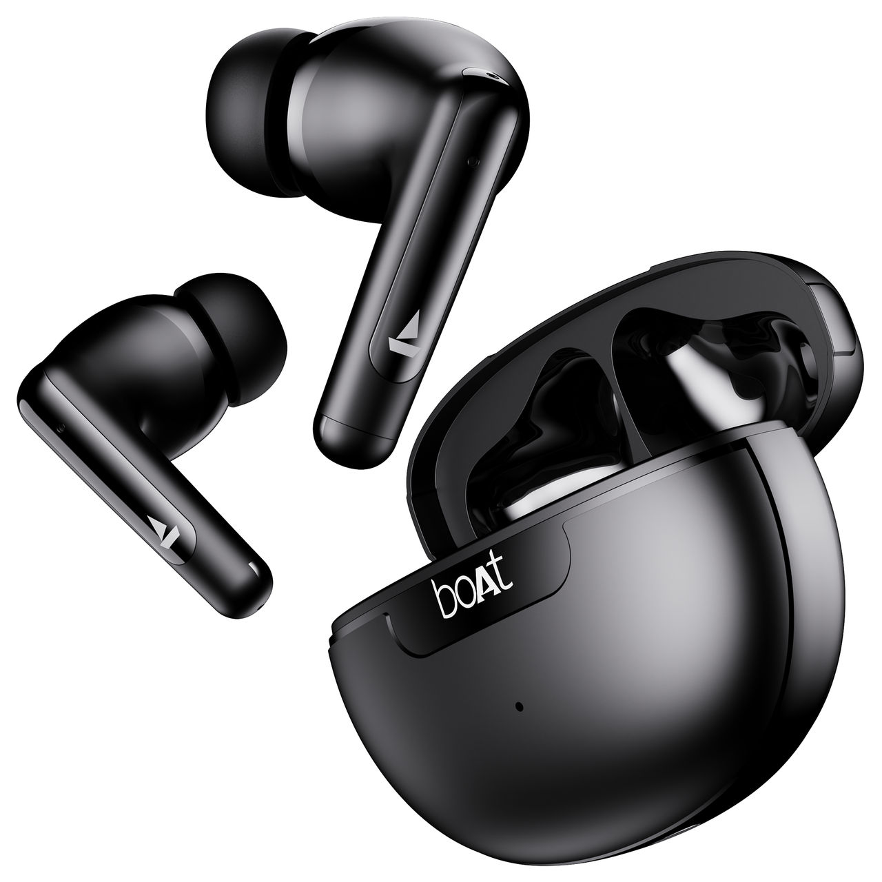 boAt Airdopes 161 Anc Tws Earbuds W - Anc Upto 32Db 50H Playtime Asap Charge & Btv5.3 Black