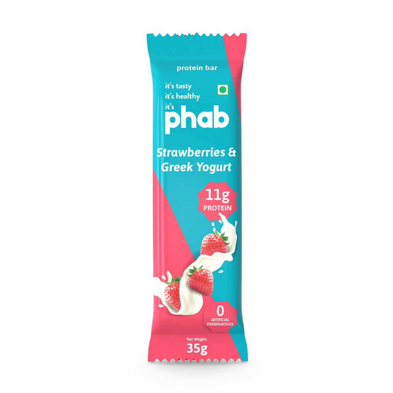 Phab Protein Bar Strawberries & Greek Yogurt protein