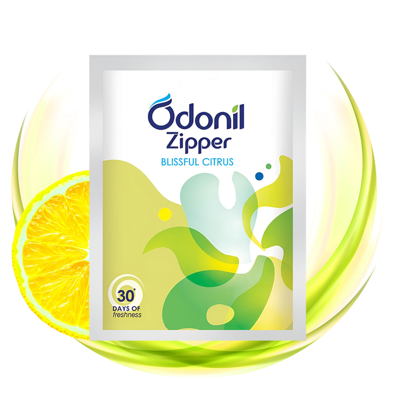Odonil Blissful Citrus Zipper Air Freshener