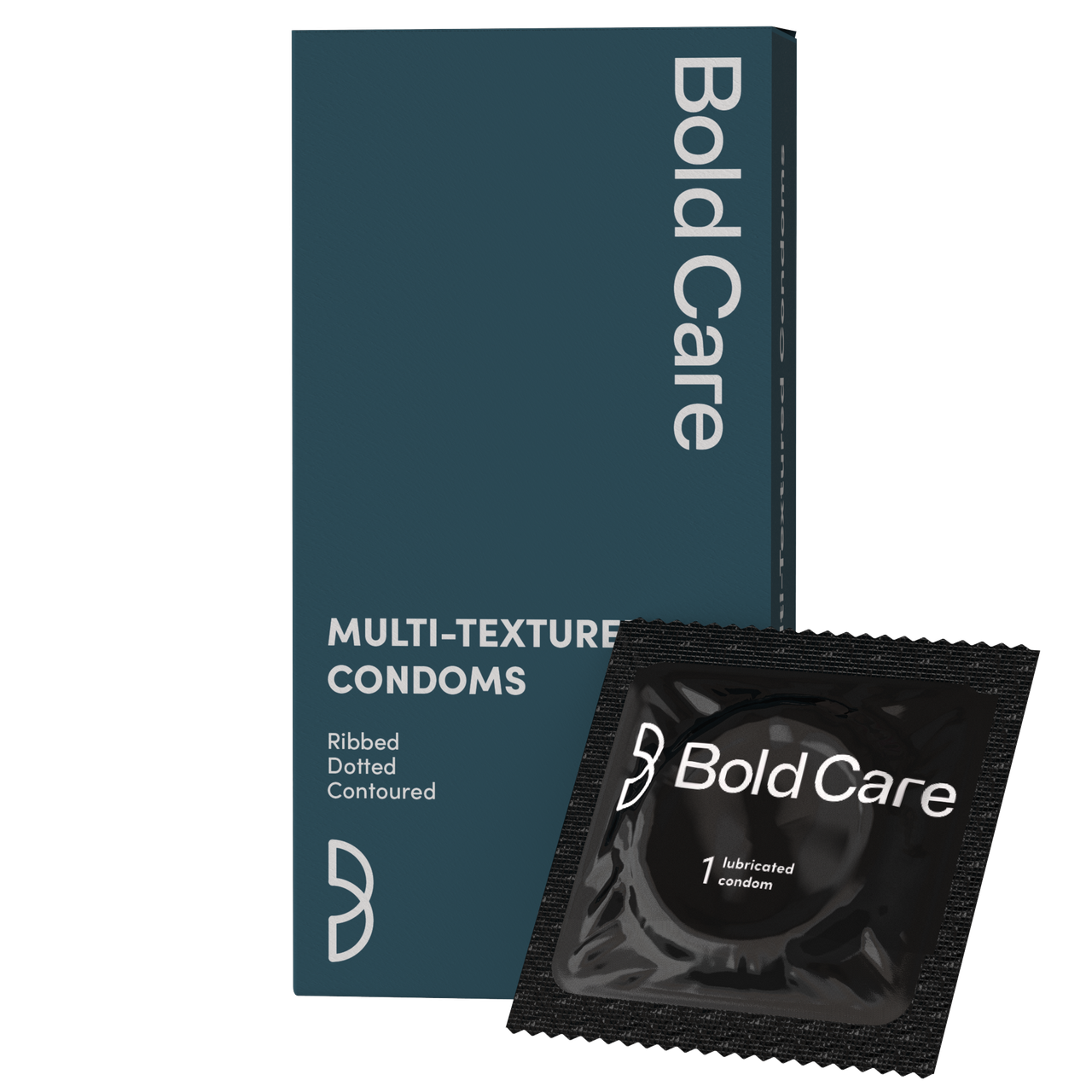 Bold Care Multi-Textured Condoms - Ribbed, Dotted, & Contoured