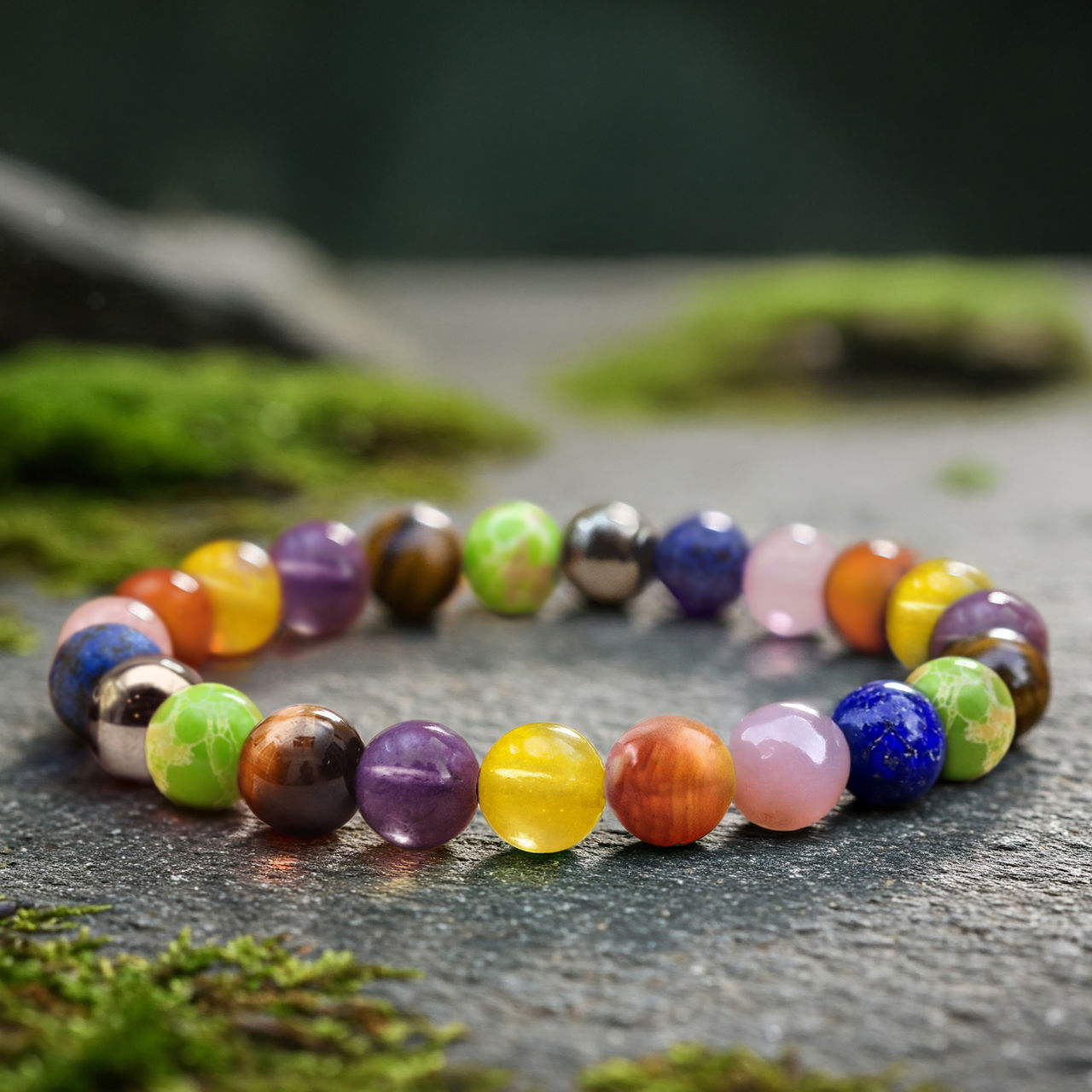 Astrotalk Seven Chakra Unisex Bracelet