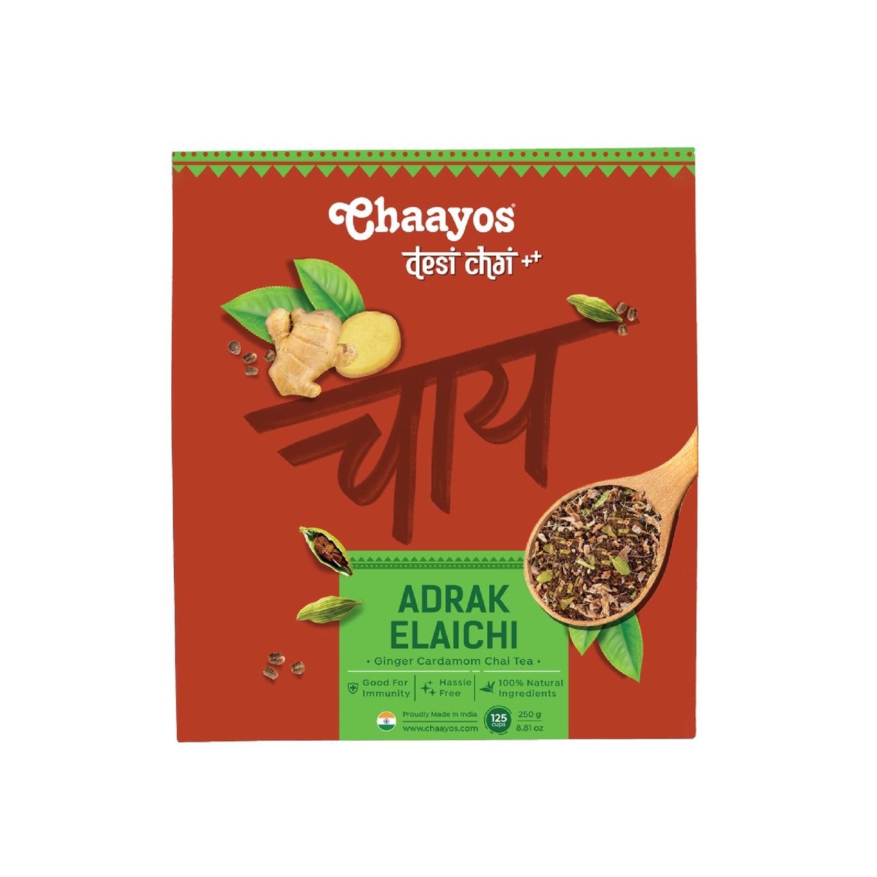 Chaayos Ginger and Cardamom Tea Premix