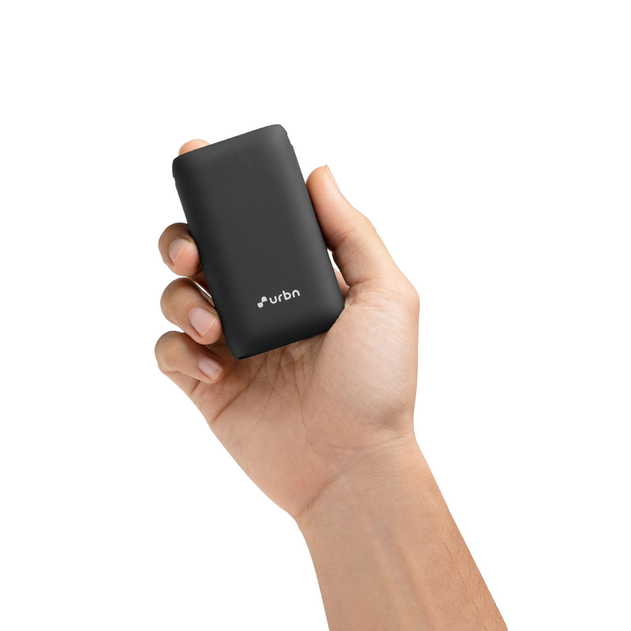 URBN 10000 mAh 20W Super Fast Charging Nano Power Bank with EV-Batteries,Type C Input/Output (Black)
