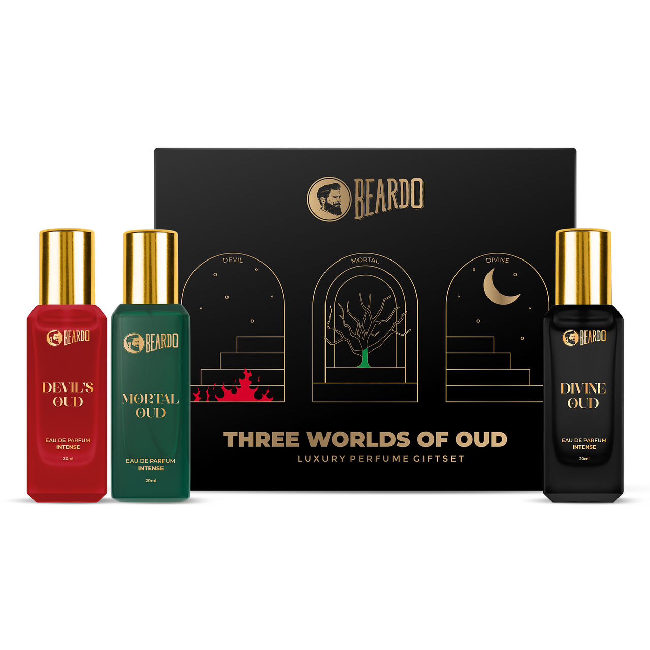 Beardo Three Worlds Of Oud Luxury Perfume Giftset