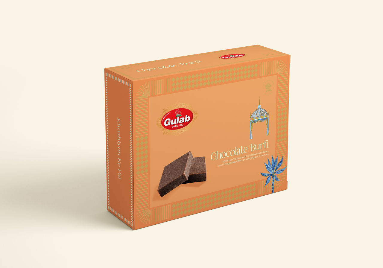 Gulab Chocolate Burfi