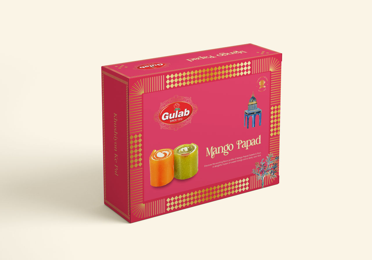 Gulab Mango Papad