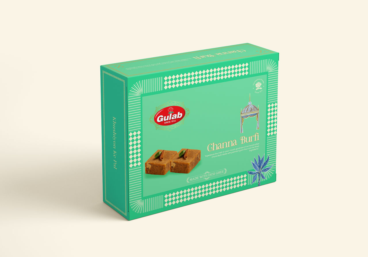 Gulab Chana Burfi