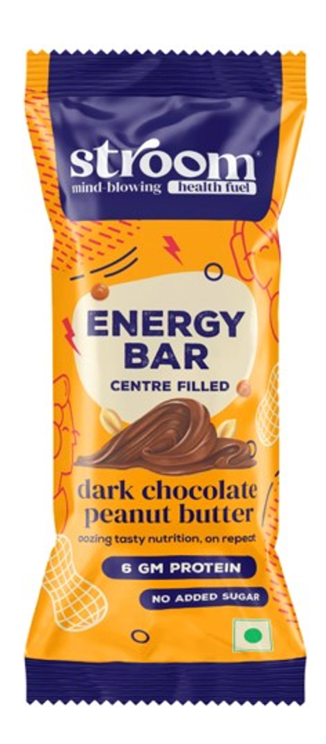 Stroom Dark Chocolate Peanut Butter Energy Bars