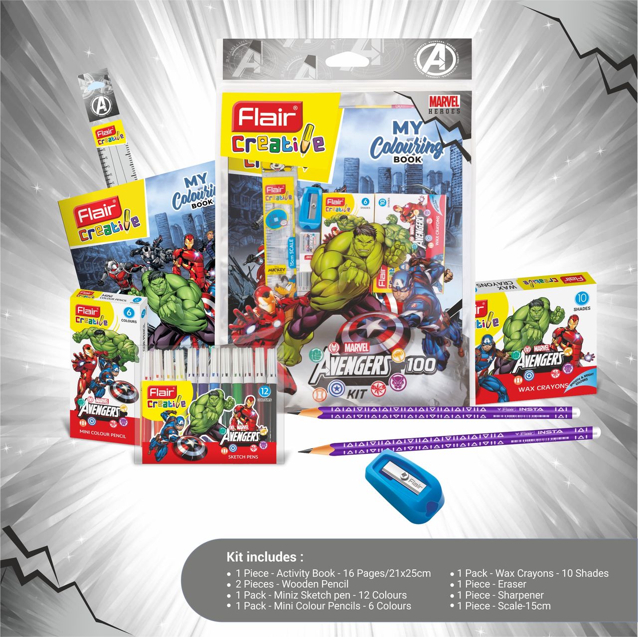 Flair Creative Marvel Avenger Kit 100