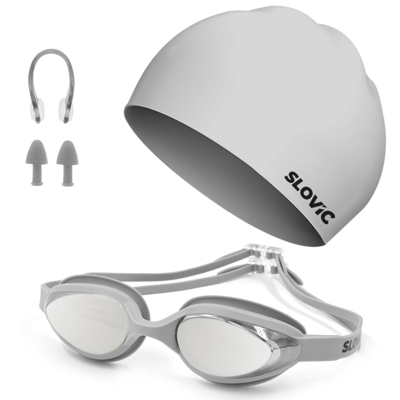 Slovic Combo Grey Goggle Grey Cap