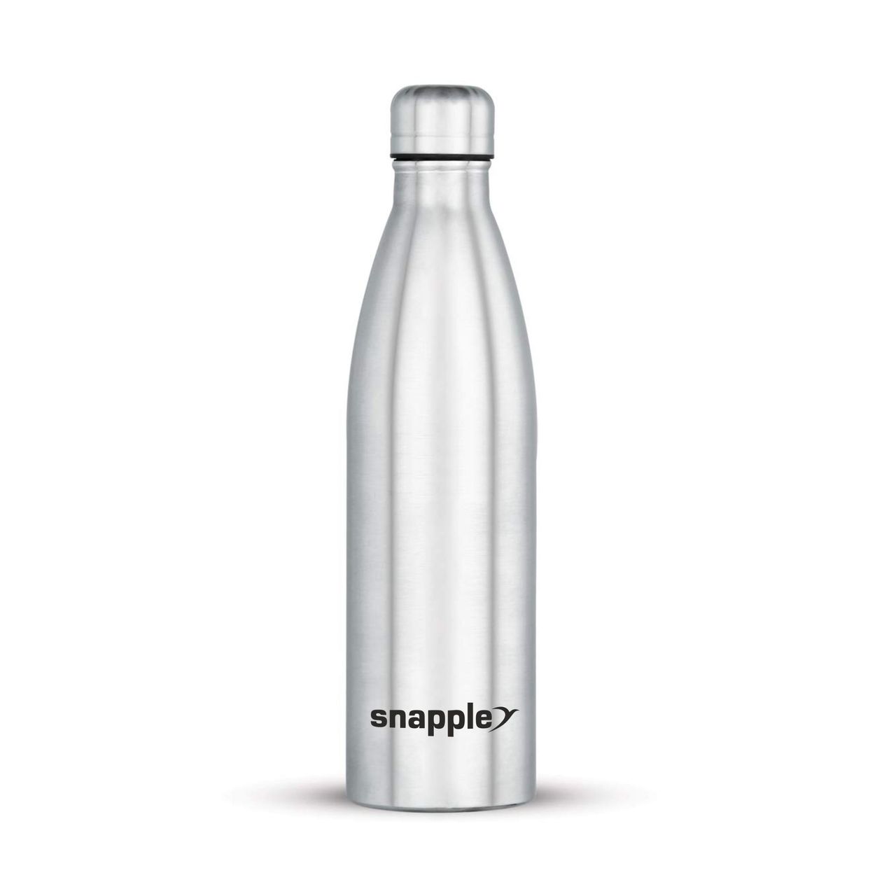 Snapple Stainless Steel Hydra Single Wall Fridge Bottle | Silver - 1 L