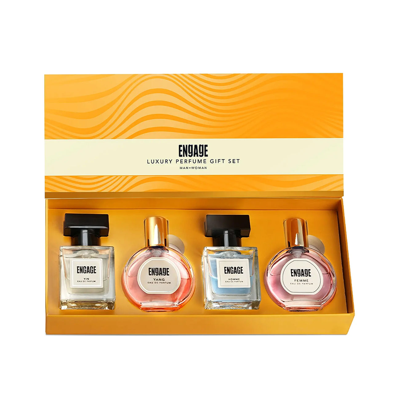 Engage Luxury Perfume Gift Set for Men & Women, Travel Sized, Assorted Pack