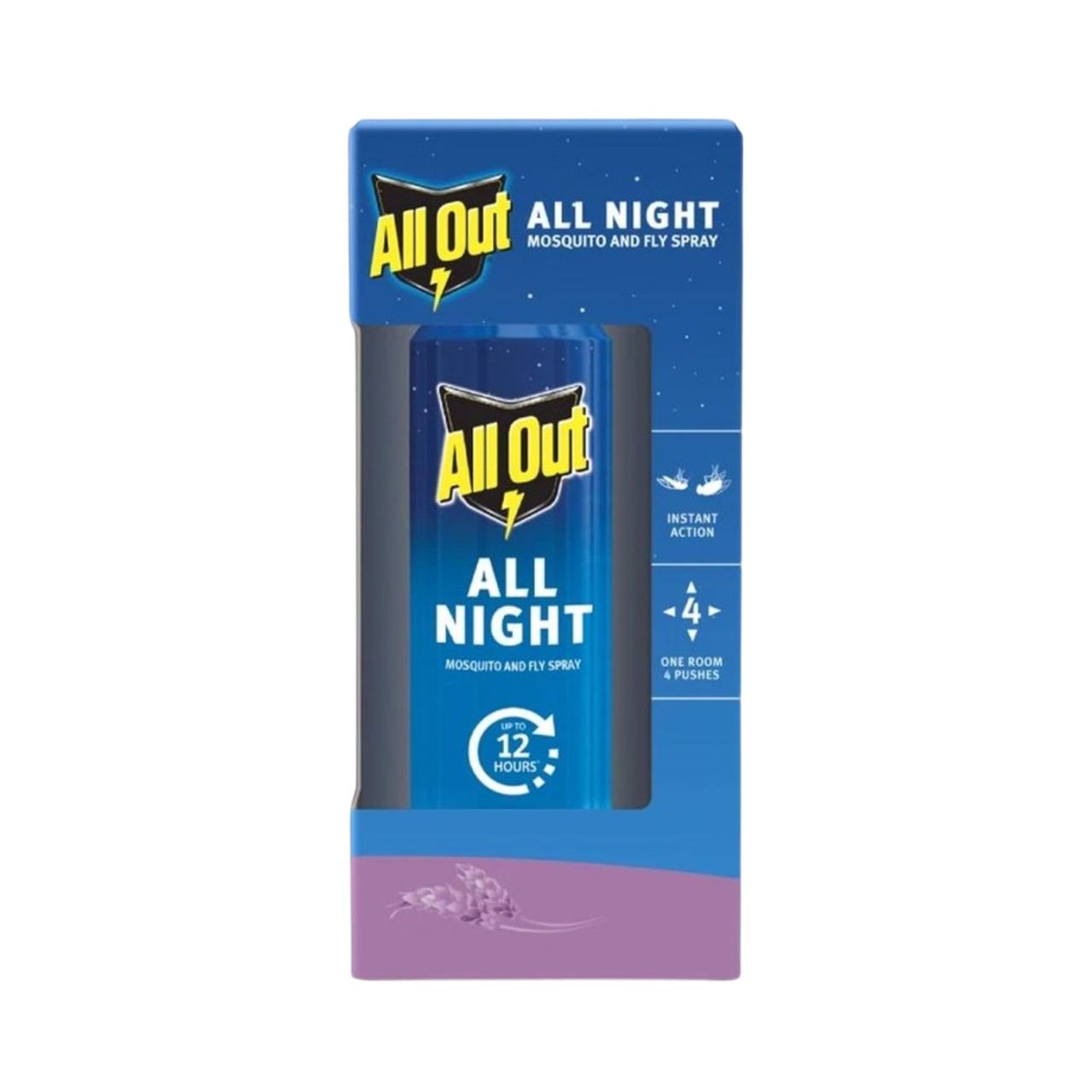 All Out All Night Mosquito Repellent Spray | 12 Hours Protection | Lasts 60 Nights