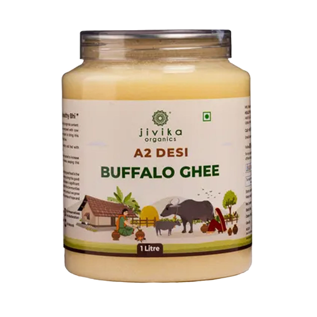 Jivika A2 Desi Buffalo Ghee | Traditionally Churned Bilona Method