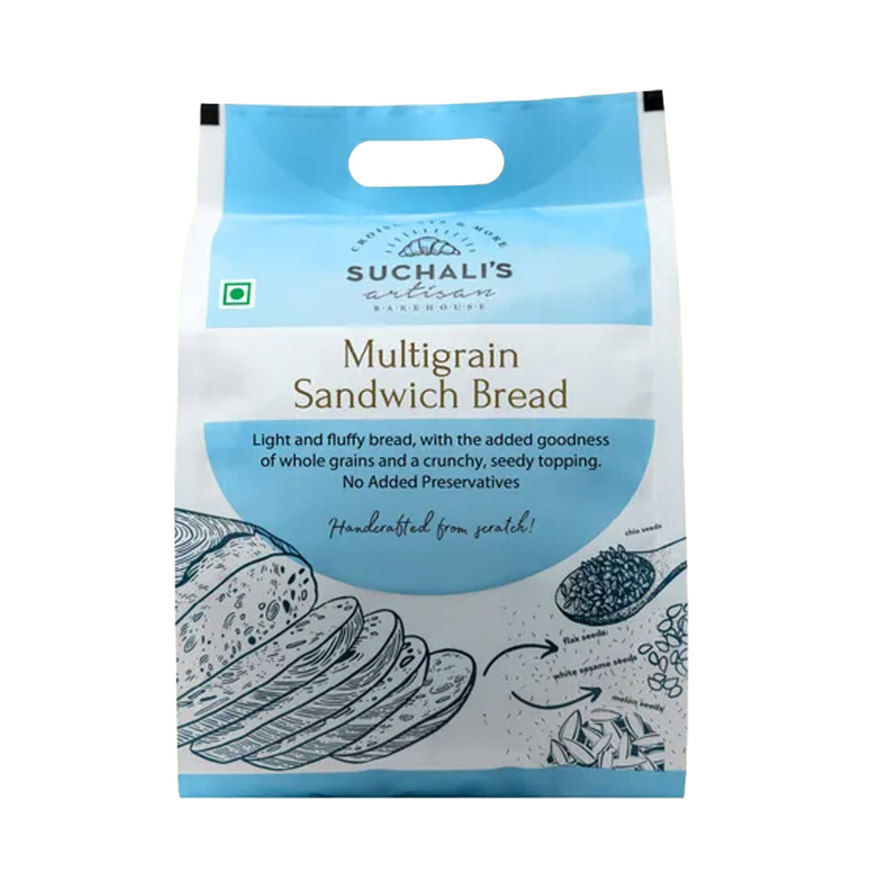 Suchali'S Artisan Bakehouse Multigrain Sandwich Bread (Pouch)