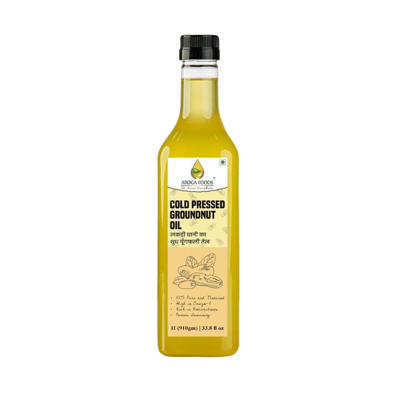 Aroga Foods Cold Pressed Groundnut Oil