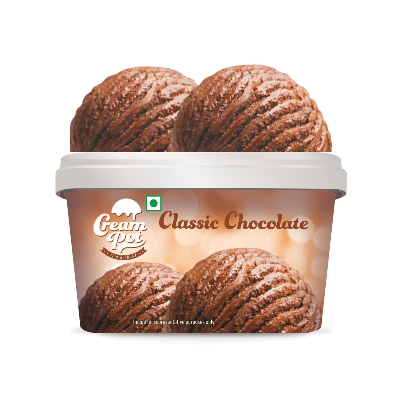Cream Pot Chocolate Tub