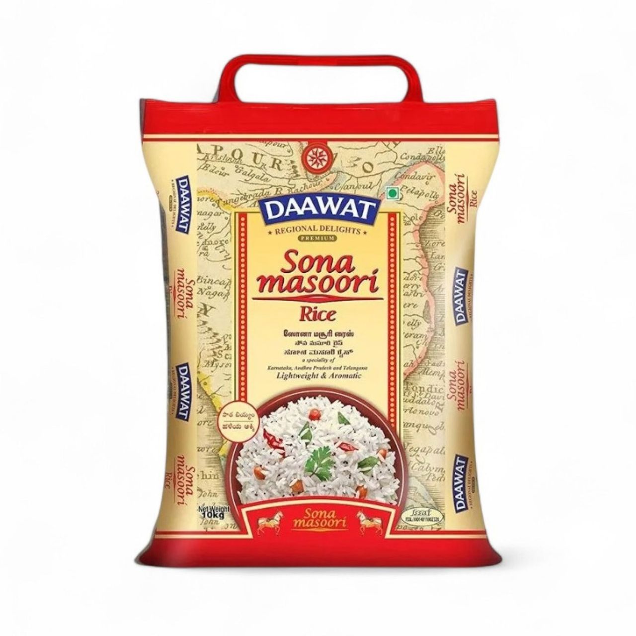 Daawat Premium Sona Masuri Rice | Medium Grain