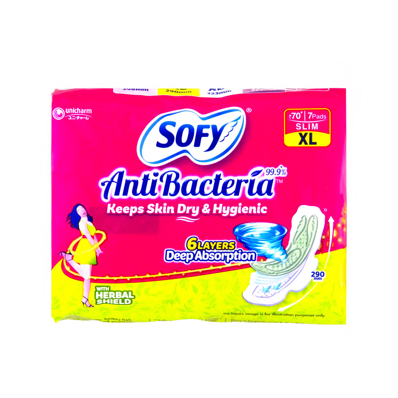 Sofy Antibacteria XL Sanitary Pads