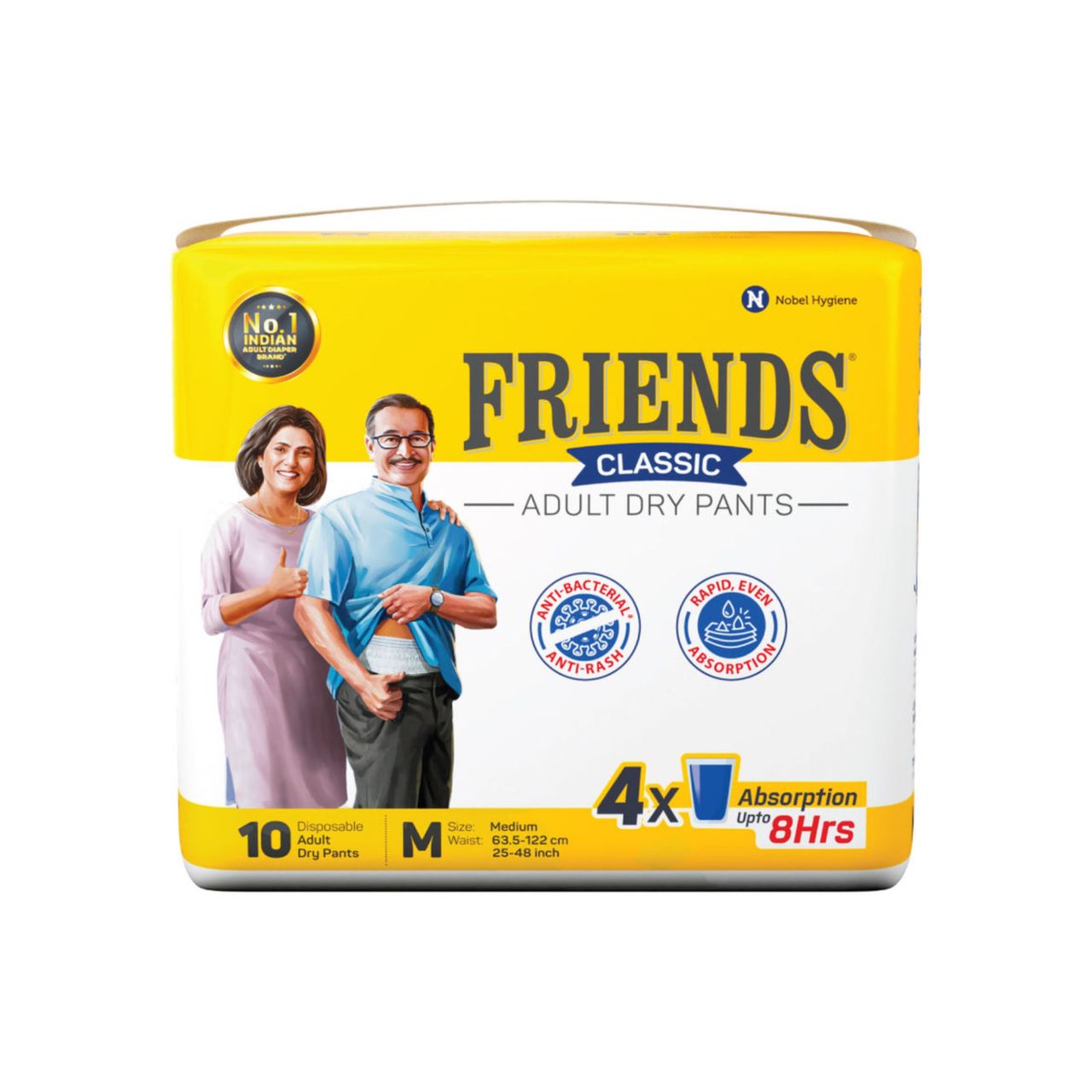 Friends Classic Adult Diaper (Pants, M ,76-142 cm)