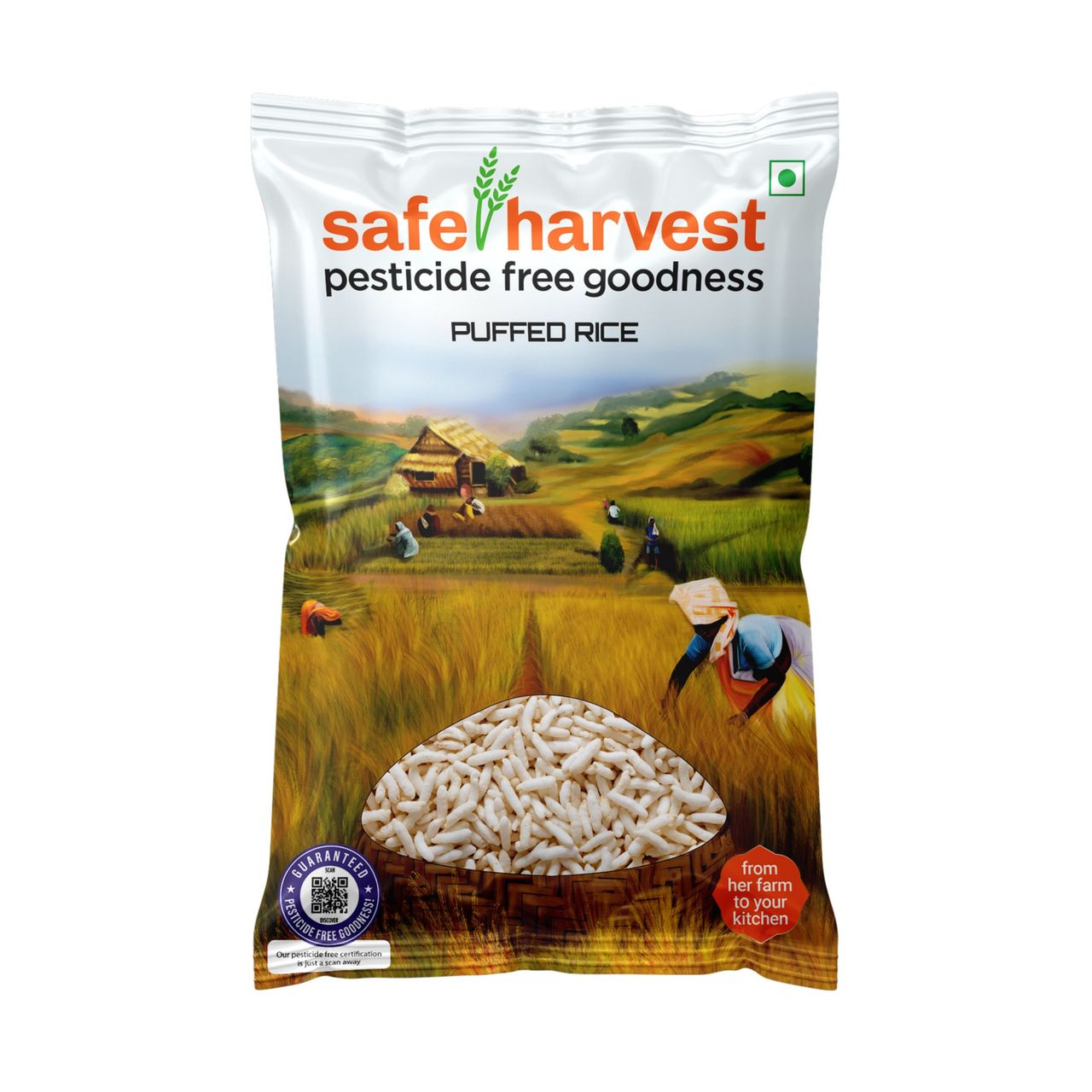 Safe Harvest Pesticide-Free Puffed Rice