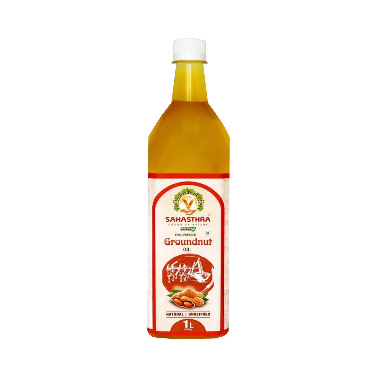 Sahasthra Cold Pressed Groundnut Oil | Bottle